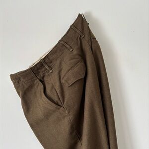 Vintage 1950s US Military Men's Wool Trousers (Size 33)